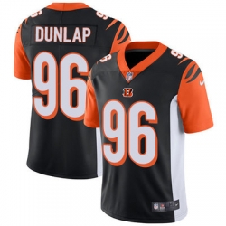 Nike Bengals #96 Carlos Dunlap Black Team Color Youth Stitched NFL Vapor Untouchable Limited Jersey