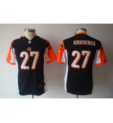 Youth Nike Cincinnati Bengals 27 Dre Kirkpatrick Black Game Jerseys