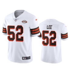 Cleveland Browns 52 Elijah Lee Nike 1946 Collection Alternate Vapor Limited NFL Jersey  White