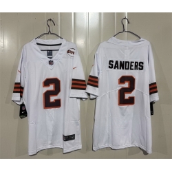 Men Cleveland Browns  2 Shedeur Sanders White 2026 1946 Collection Vapor Limited Stitched Football Jersey