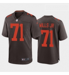 men jedrick wills cleveland browns brown alternate game jersey 2020 