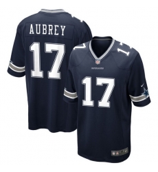 Men  Dallas Cowboys 17 Brandon Aubrey Limited Navy Vapor Untouchable Jersey