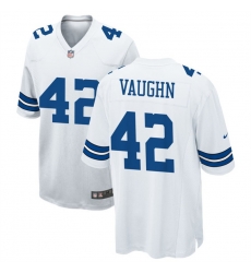 Men Dallas Cowboys 42 Vaughn whita Untouchable Limited Stitched Football Jersey