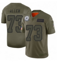 Men Dallas Cowboys 73 Larry Allen Limited Camo 2019 Salute to Service Football Jersey