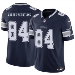 Men Dallas Cowboys  84 Marquez Valdes Scantling Navy 2026 F U S E Vapor Untouchable Limited Stitched Football Jersey