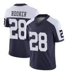 Men Dallas Cowboys Nike Malik Hooker Limited Blue Thanksgivens Vapor Untouchable Jersey