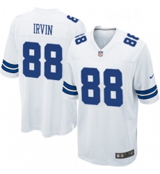 Mens Nike Dallas Cowboys 88 Michael Irvin Game White NFL Jersey