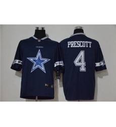 Nike Cowboys 4 Dak Prescott Navy Vapor Untouchable Limited Jersey