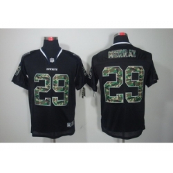 Nike Dallas Cowboys 29 DeMarco Murray Black Elite Lights Out Camo Number NFL Jersey