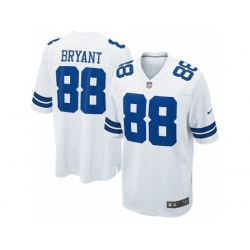 Nike Dallas Cowboys 88 Dez Bryant White Game NFL Jersey