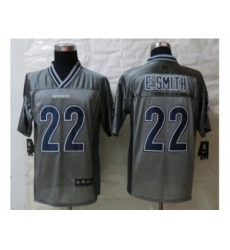 Nike Dallas cowboys 22 Emmitt Smith Grey Elite Vapor NFL Jersey