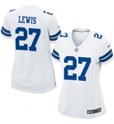 Nike Cowboys #27 Jourdan Lewis White Womens NFL Game Jersey