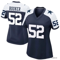 Women Dallas Cowboys  Navy White Thanksgiving Vapor Untouchable Limited Stitched Football Jersey