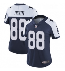 Womens Nike Dallas Cowboys 88 Michael Irvin Elite Navy Blue Throwback Alternate NFL Jersey