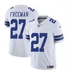 Youth Dallas Cowboys 27 Royce Freeman White Vapor Untouchable Limited Stitched Football Jersey