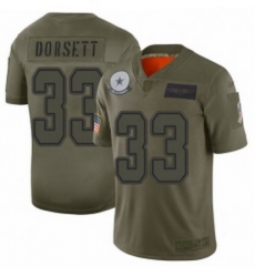 Youth Dallas Cowboys 33 Tony Dorsett Limited Camo 2019 Salute to Service Football Jersey