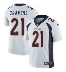 Nike Broncos 21 Su a Cravens White Vapor Untouchable Limited Jersey