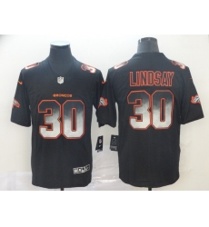 Nike Broncos 30 Phillip Lindsay Black Arch Smoke Vapor Untouchable Limited Jersey