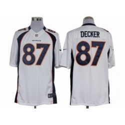 Nike Denver Broncos 87 Eric Decker White Limited NFL Jersey