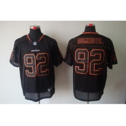 Nike Denver Broncos 92 Elvis Dumervil Black Elite Lights Out NFL Jersey