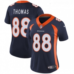 Womens Nike Denver Broncos 88 Demaryius Thomas Elite Navy Blue Alternate NFL Jersey