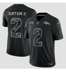Youth Denver Broncos  2 Patrick Surtain II Black 2026 Salute to Service Limited Stitched Football Jersey