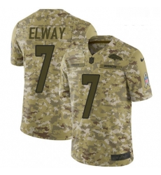 Youth Nike Denver Broncos 7 John Elway Limited Camo 2018 Salute to Service NFL Jersey