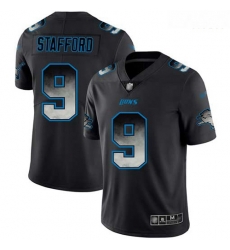 Lions 9 Matthew Stafford Black Men Stitched Football Vapor Untouchable Limited Smoke Fashion Jersey