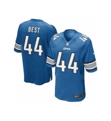 Nike Detroit Lions 44 Jahvid Best blue Game NFL Jersey