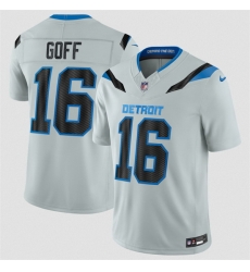 Youth Detroit Lions  16 Jared Goff Silver 2026 F U S E  Rivalries Collection Limited Stitched Football Jersey