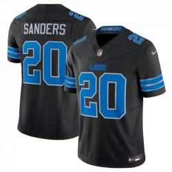 Youth Detroit Lions 20 Barry Sanders Black 2024 F U S E  2nd Alternate Vapor Limited Stitched Jersey