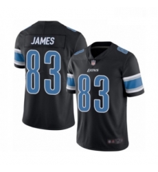 Youth Detroit Lions 83 Jesse James Limited Black Rush Vapor Untouchable Football Jersey