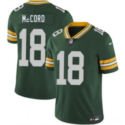 Men Green Bay Packers  18 Kyle McCord Green 2026 Vapor Untouchable Limited Stitched Football Jersey