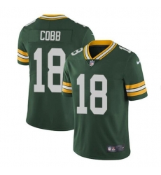 Men Green Bay Packers 18 Randall Cobb Green Vapor Untouchable Stitched Football Jersey