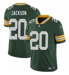 Men Green Bay Packers  20 Domani Jackson Green 2026 Draft Vapor Untouchable Limited Stitched Football Jersey