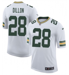 Men Green Bay Packers 28 A  J  Dillon White 2025 New Vapor Untouchable Limited Stitched Football Jersey