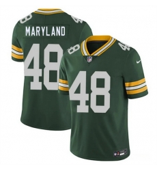 Men Green Bay Packers  48 RJ Maryland Green 2026 Draft Vapor Untouchable Limited Stitched Football Jersey