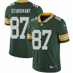 Men Green Bay Packers  87 J  Michael Sturdivant Green 2026 Draft Vapor Untouchable Limited Stitched Football Jersey