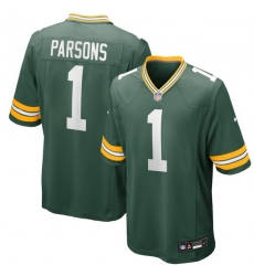 Women Green Bay Packers Micah Parsons #1 Green Nike F U S E Stitched NFL Jersey