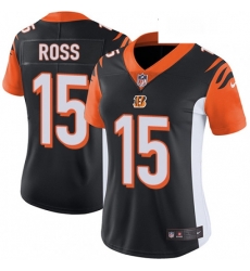 Womens Nike Cincinnati Bengals 15 John Ross Vapor Untouchable Limited Black Team Color NFL Jersey