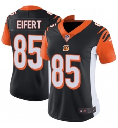 Womens Nike Cincinnati Bengals 85 Tyler Eifert Vapor Untouchable Limited Black Team Color NFL Jersey