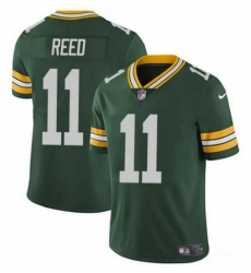 Youth Green Bay Packers 11 Jayden Reed Green Vapor Untouchable Stitched Jersey