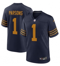 Youth Green Bay Packers Micah Parsons #1 Blue Nike F U S E Stitched NFL Jersey Youth Green Bay Packers Micah Parsons #1 Blue Nike F U S E Stitched NFL Jersey