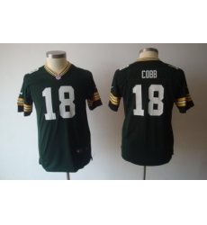 Youth Nike Green Bay Packers #18 Randall Cobb Green Nike NFL Jerseys