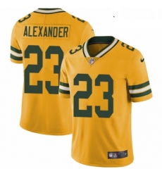 Youth Nike Green Bay Packers 23 Jaire Alexander Limited Gold Rush Vapor Untouchable NFL Jersey