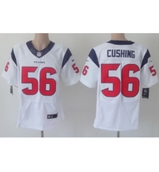 Nike Houston Texans 56 Brian Cushing White Elite NFL Jersey