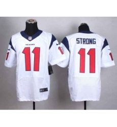 nike nfl jerseys houston texans 11 strong white[Elite]