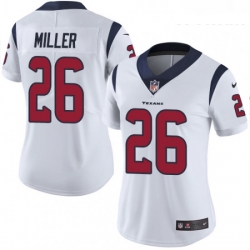 Womens Nike Houston Texans 26 Lamar Miller Elite White NFL Jersey