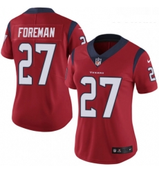 Womens Nike Houston Texans 27 DOnta Foreman Elite Red Alternate NFL Jersey