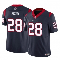 Youth Houston Texans 28 Joe Mixon Navy 2024 F U S E Vapor Untouchable Limited Stitched Football Jersey